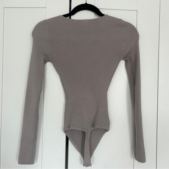 A&F Corset Sweetheart Sweater Bodysuit - Picture 4 of 4